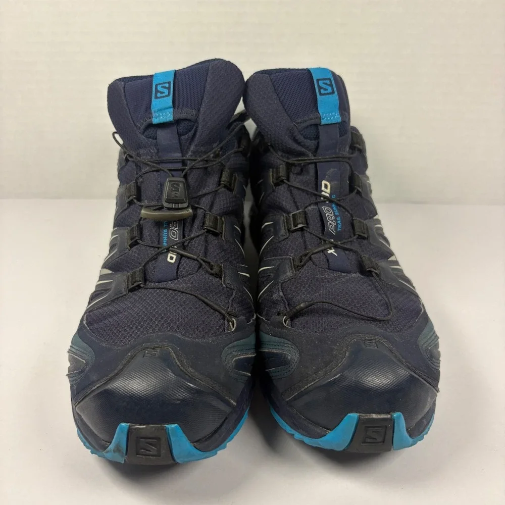 Salomon XA Pro 3D Gore-Tex Mens Trail Running Shoes Navy Blue Size 13 393320
